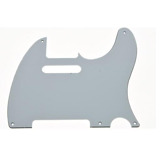 KAISH Vintage TL Style 5 Holes Guitar Pickguard White 3 Ply