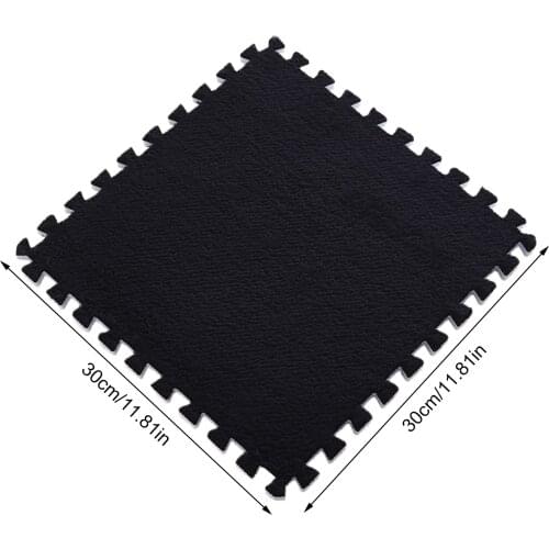 12 Pcs Home Gym Mat EVA Leaf Grain Floor Mats 30X30cm Splicing Floor Pads Patchwork Rugs Yoga Room Thicken Floor Cushion Fitness