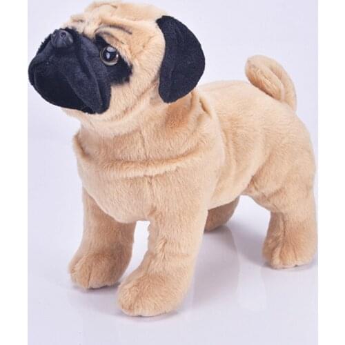 Pug dog doll children plush toy baby kid Stuffed toy cute dog animals birthday gift