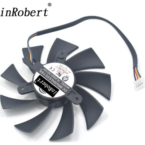 Power Logic 87MM PLA09215D12H 0.55A Cooler Fan Replace For PowerColor HD 7870 7850 HD7800 Graphics Video Card Cooling Fans