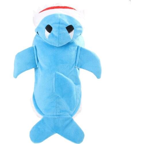 Hot Sell Pet Dog Cosplay Clothes Cute Shark Jaws Fancy Dress Costume Puppy Coat Jacket Outfit Adorable Blue Hoodies