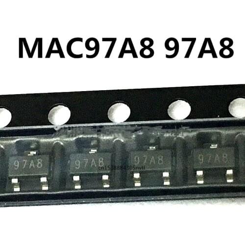 Original 50pcs/ MAC97A8 97A8 0.8A600V SOT-23