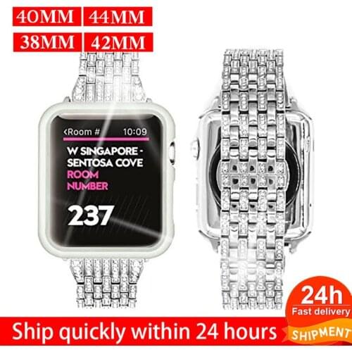 Watch Strap For Apple watch 5 4 band 42mm 38mm Stainless steel iwatch 5 4 3 2 band watch strap bracelet Watch 44mm 40mm