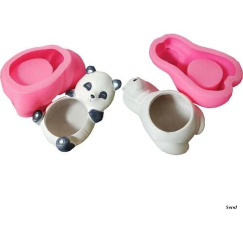 Resin Silicone Mold Succulents Plant Storage Pot Epoxy Resin Mold Suitable for Diy Crafts Flowers Container Home Decor