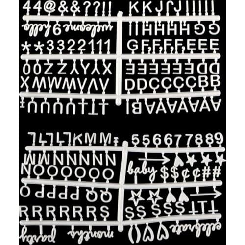 Characters For Felt Letter Board Used As Photo Clips For Changeable Letter Board