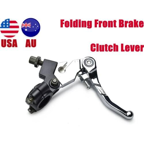 22mm 7/8" Motorcycle Folding Clutch Brake Lever Set For 90cc 110cc 125cc 140cc 200cc Pit Dirt Bike