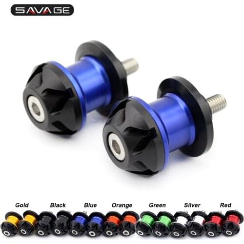 Swingarm Spools Slider For SUZUKI GSX-R 125/150/600/750/1000 GSX-S GSR V-Strom 650 HAYABUSA B-KING Motorcycle Stand Screws 8mm