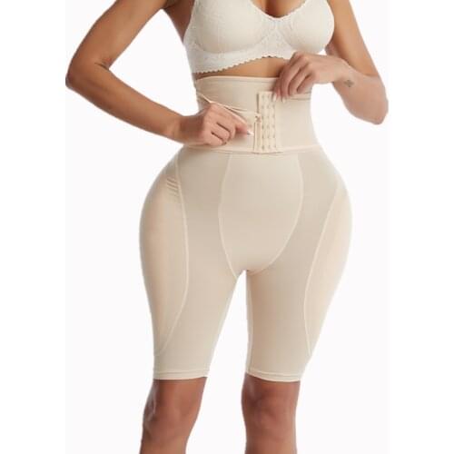 Women Hip Pads High Waist Trainer Shapewear with hook Body Shaper Fake Ass Butt Lifter Enhancer Thigh Trimmer Control Panties
