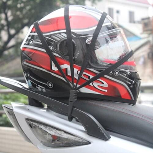 Motorcycle Luggage Rope Elastic Net Rope Protective Gear Retractable Elastic Rope Fixed Strap Motos Helmet Luggage Net