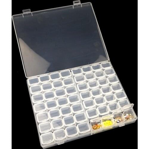 28/56 Lattices Daimond-painting full drill Embroidery Accessories Box Cross Stitch Cases Organizer diamant painting Storage