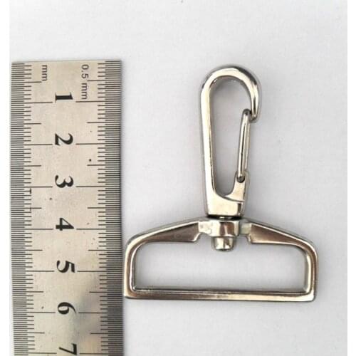 6PCS Metal Hook Clips Buckles Detachable Snap Hook Bag Strap Belt Webbing Pet Leash Hooks DIY Replacement Bag Accessories 5cm