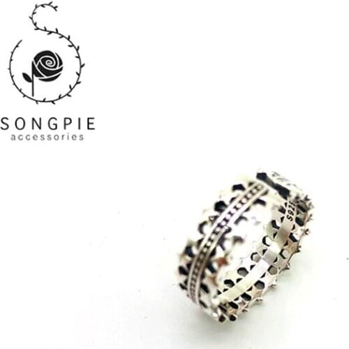 925 Sterling Silver Ring Star Ring Womans Ring Open Ring Vintage Fashion Jewelry Ring