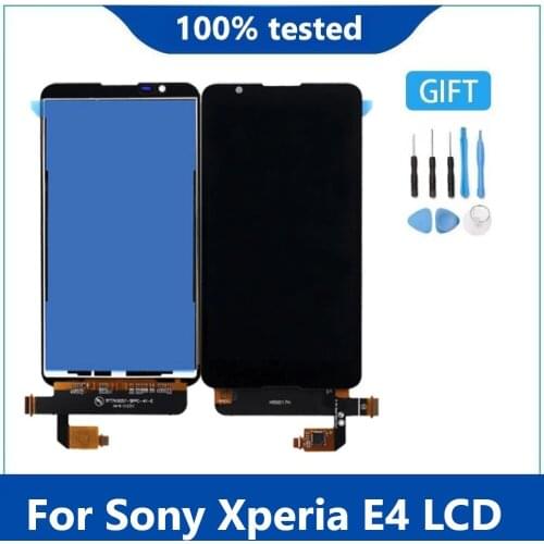 For Sony Xperia E4 LCD Display E2104 LCD Screen E2105 E2114 E2115 LCD Display Panel Screen + Touch Screen Digitizer Sensor