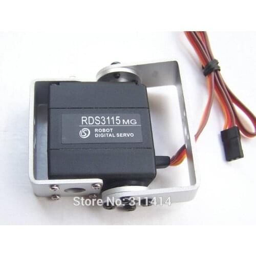 4pcs/lot 15kg/cm Robot Servo RDS3115 Metal Gear digital Servo Arduino Servo With Bracket For Robotic DIY Wholesale Promotion