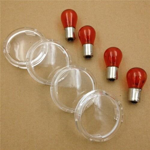 Aftermarket free shipping motorcycle parts Turn Signal Lens for Harley Davidson 2000-2013 Softail Dyna Glide Sportsters CL