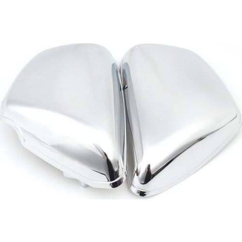 Chrome Motorcycle Accessories Battery Side Fairing Cover For Yamaha XV 700 750 1000 1100 Virago 1984-UP Protector Fairing Cover