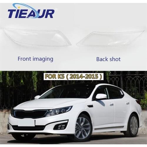 For Kia K5 11-18 Car accessories Front Headlight Lens Cover Headlamp clear Shell 4Doors Transparent lens cover Replacement