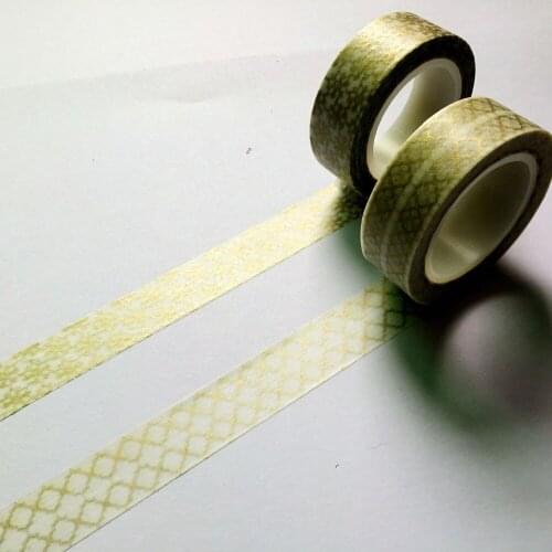 Free shipping Beautiful 15mm*10m golden foil washi paper tape/light golden snowflake and lantern masking washi tape
