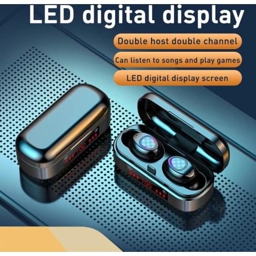 Bluetooth Earbuds 5.0 Wireless headphone Noise Cancelling Earbuds Stereo Headset Wireless In-Ear Earphone Songs for all phones