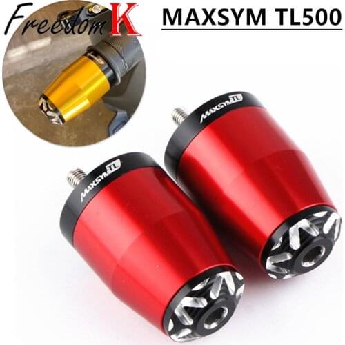 For SYM MAXSYM TL 500 TL500 MAXSYMTL500 2020 Motorcycle Accessories CNC Handlebar Grips Ends Caps Cover