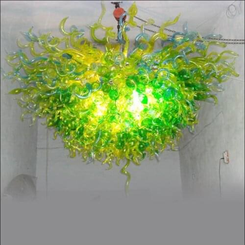 Dale Chihuly Style Chinese LED Murano Glass Chandelier Lamp Mouth Blown Glass Chandelier Lightings