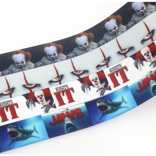 DUWES 50yards JAW Printed Grosgrain Ribbon Accessory Hairbow Headwear Decoration DIY Wholesale OEM D1619