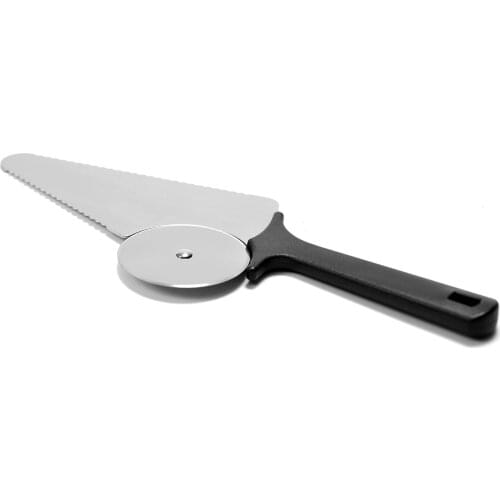 Kitchen Tool Pizza Shovel Cake Butter Cheese Ice Cream Dessert Cutter Serrated 1PC Stainless Steel Food Helper Turner Divider