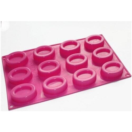 Mini Soap Chocolate Jelly Cupcake Candy Bakeware Tray Silicone Mold