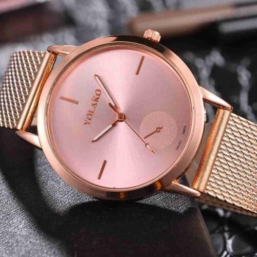 Fashion Luxury Women Bracelet Wristwatch Simple Design Rubber Strap Quartz Watch Female Clock Montre Femme