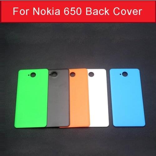 Genuine Back cover case for Nokia 650 back battery door housing for Microsoft lumia nokia 650 rear cover case +1pcs screen film