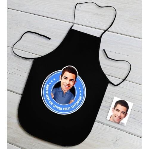 Personalized Mr Easy Grow Caricature Of Black Kitchen Apron Custom Design Souvenir Beautiful Memories Friends Co dear