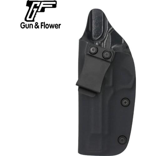 Gun&Flower Tactical Left Hand&Black Belt Holster Fast Draw Kydex Pistol Case Bag Guns Accessories for Beretta 92FS