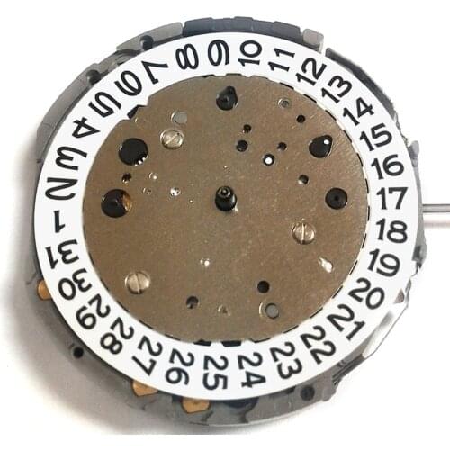 Durable Quartz Crystal Watch Date Quartz Movement Replacement for Miyota JS15 Watch Repair Tool Parts
