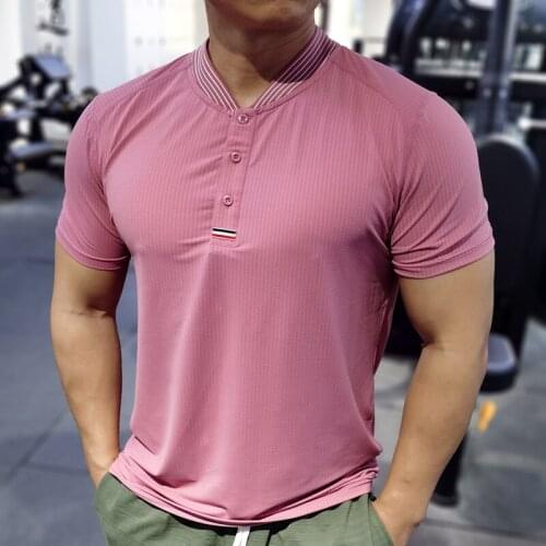 Gym Men T-shirt Short Sleeve Sport Tracksuit Male Jogging Sweatshirt Workout Fitness Homme Running Clothing Athletic Shirt Tops