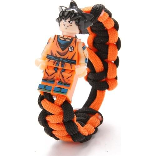 Animal Super Men Toy Building Block Bracelet Kids Bricking Charm Paracord Bracelet Kids Gift Jewelry