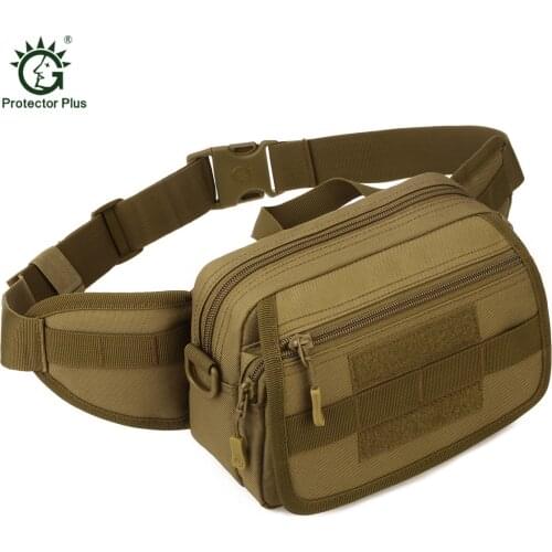 Tactical Military Men Waist Pack Bags Nylon Waterproof Waist Bag For Men Shoulder Messenger Bag Camouflage Travel Equipment