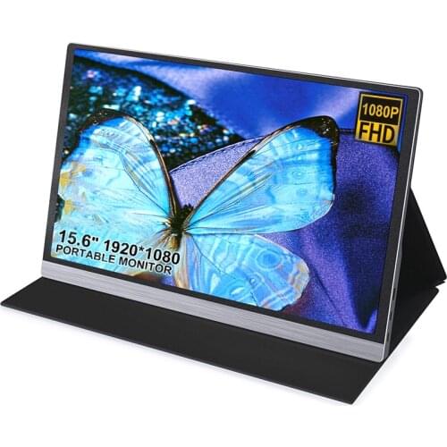 Oscillating nozzles brackets typr c 1080P touch screen monitor 15.6 inch monitor portable