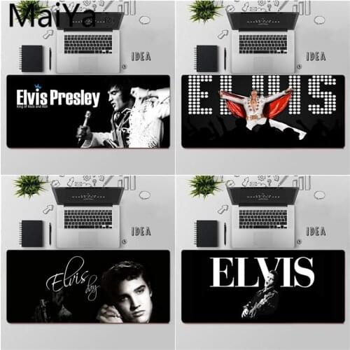 Maiya Top Quality Elvis Aron Presley MousePads Computer Laptop Anime Mouse Mat Free Shipping Large Mouse Pad Keyboards Mat