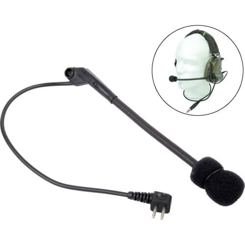 Z-Tactical Tactical Military Airsoft Army Microphone Headset Accessory Hunting Camping for Comtac II Noise Reduction Headset