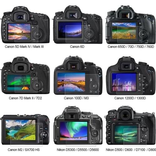 Screen Protector For Canon 650D/70D/700D/750D/6D EOS 6D 200D 1200D 1300D G7X/G9X/G5X/G7 X Mark2 SX600/SX610/SX620 5D Mark Ⅳ Ⅲ