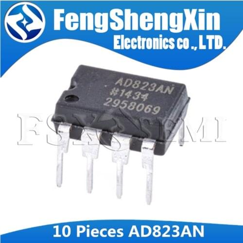 10pcs/lot AD823ANZ AD823 AD823AN Amplifier IC DIP-8