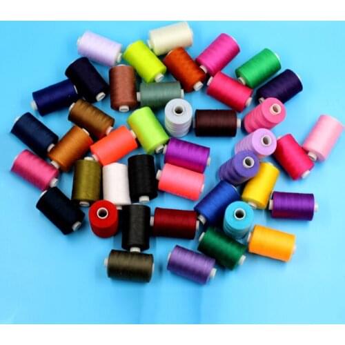 42Rolls 1000 yards Hand-stitched Sewing Machine Thread Set Polyester Threads DIY Household Sewing Thread Accessories