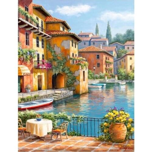 Dimond Painting Landscape 5D Diamond Painting Full Drill Needlework Daimond Painting Full Drill