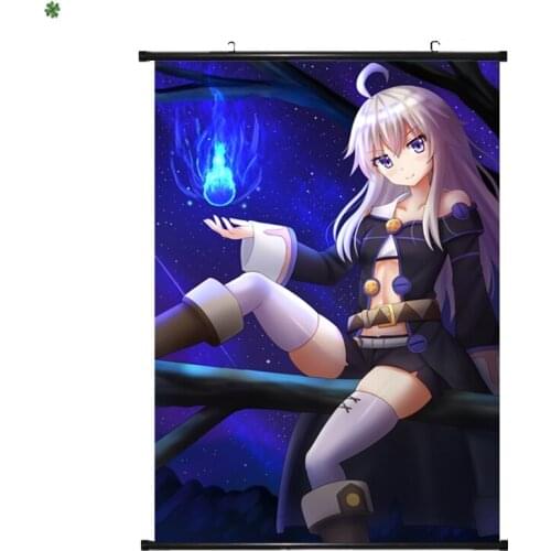 Anime Decor Wall Scroll Poster Starting the Magical Book from Zero printed cartoon canvas painting Animation Scroll Painting