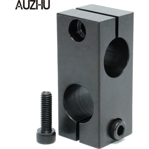 AUZHU STE Two-Way Clamp Mountings Supports Steel Two-Way Connector Clamps Stands Tube Strut Clamps Sensor Holders Tube Supports