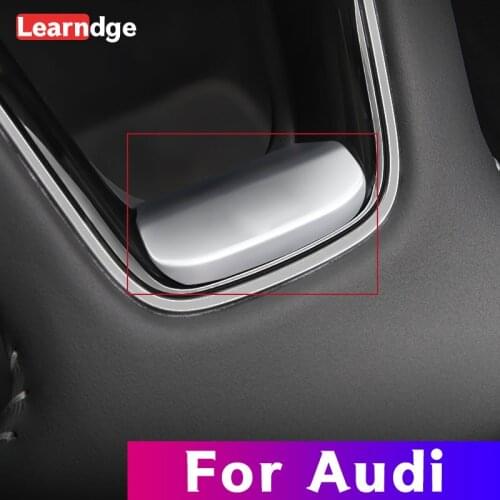 Car Steering Wheel Decorative Sticker For Audi A3 8l 8v 8p A4 B6 B7 B8 B9 A5 A6 C5 C6 C7 A7 Q3 Q5 Q7 TT S3 S6 Sline Accessories