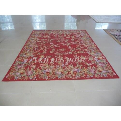 Free shipping 8'x10' Aubusson rugs Black Beige medallian aubusson rugs for home decoration bedrooom rugs