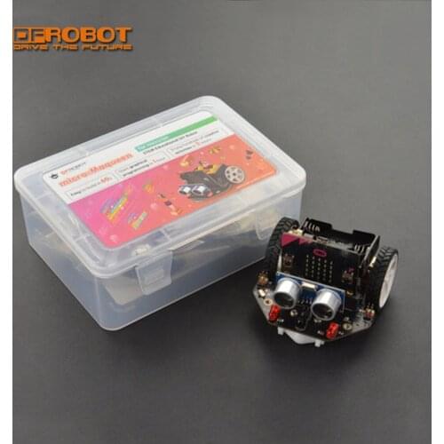 DFRobot Micro: Mcqueen Lite micro:bit graphical programming Robot Mobile platform Smart car V4.0 support Line patrol ambient