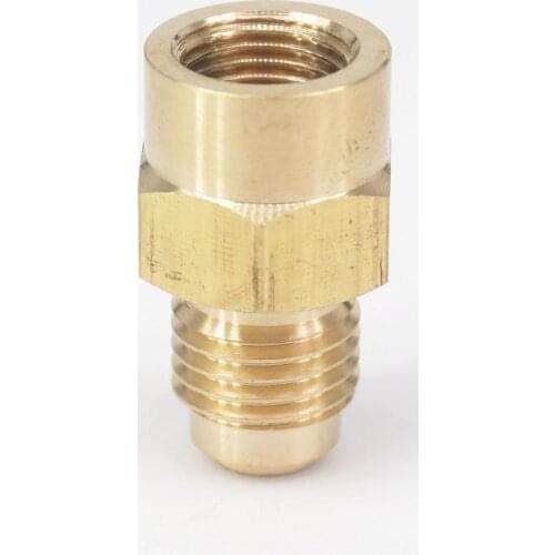Fit Tube OD 1/4" 1/8" NPT Female Brass SAE 45 Degree Pipe Fitting Adapters Connectors 229PSI
