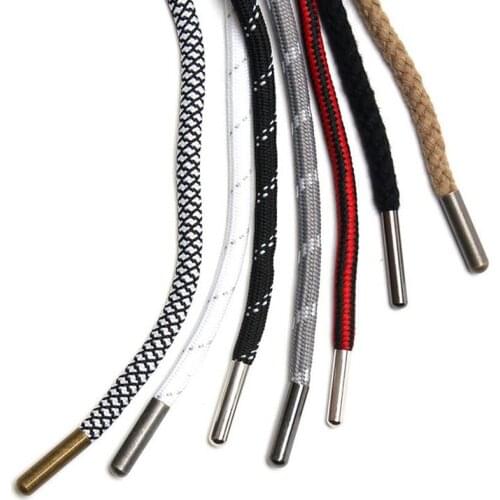 Leather End Clasps Caps Silver/Black/ Bronze Fold Over Crimp Cord Ends Connector For shoes cord waist cord Making Accessories